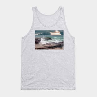 Cloudy Day At Aliso Beach Tank Top